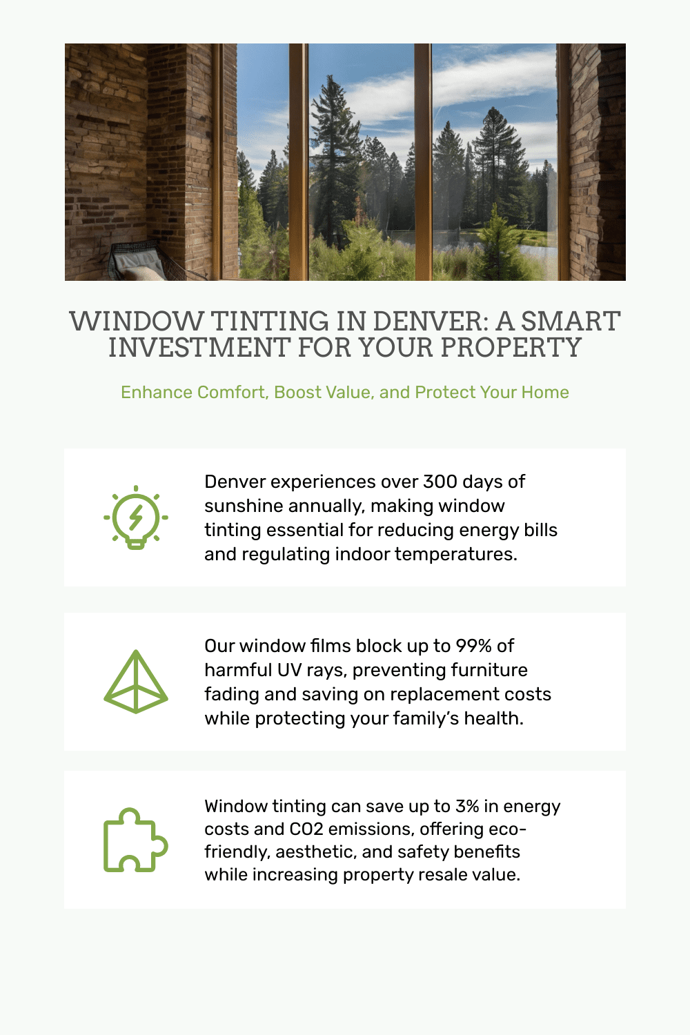 Window Tinting Benefits