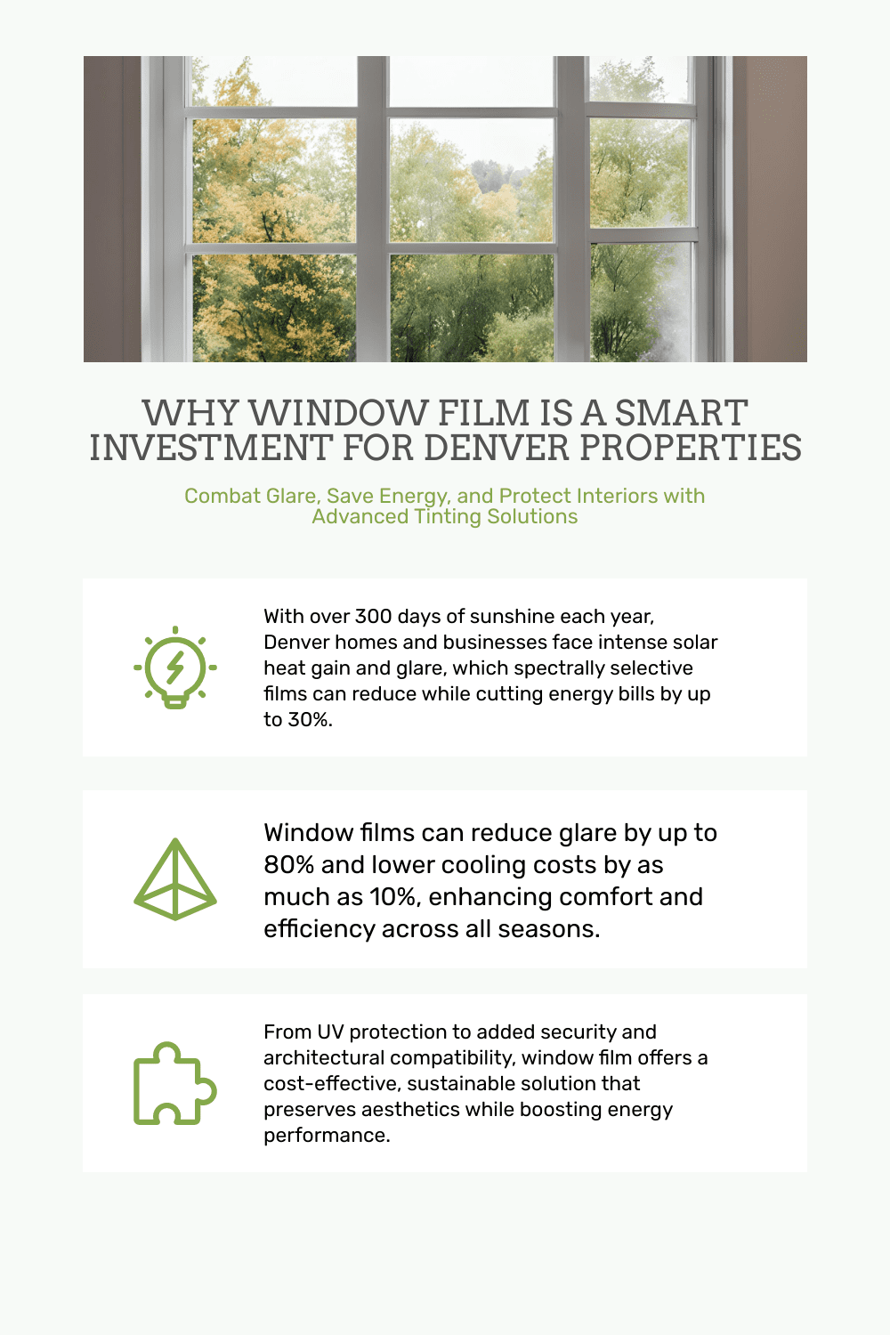 Window Tint Benefits