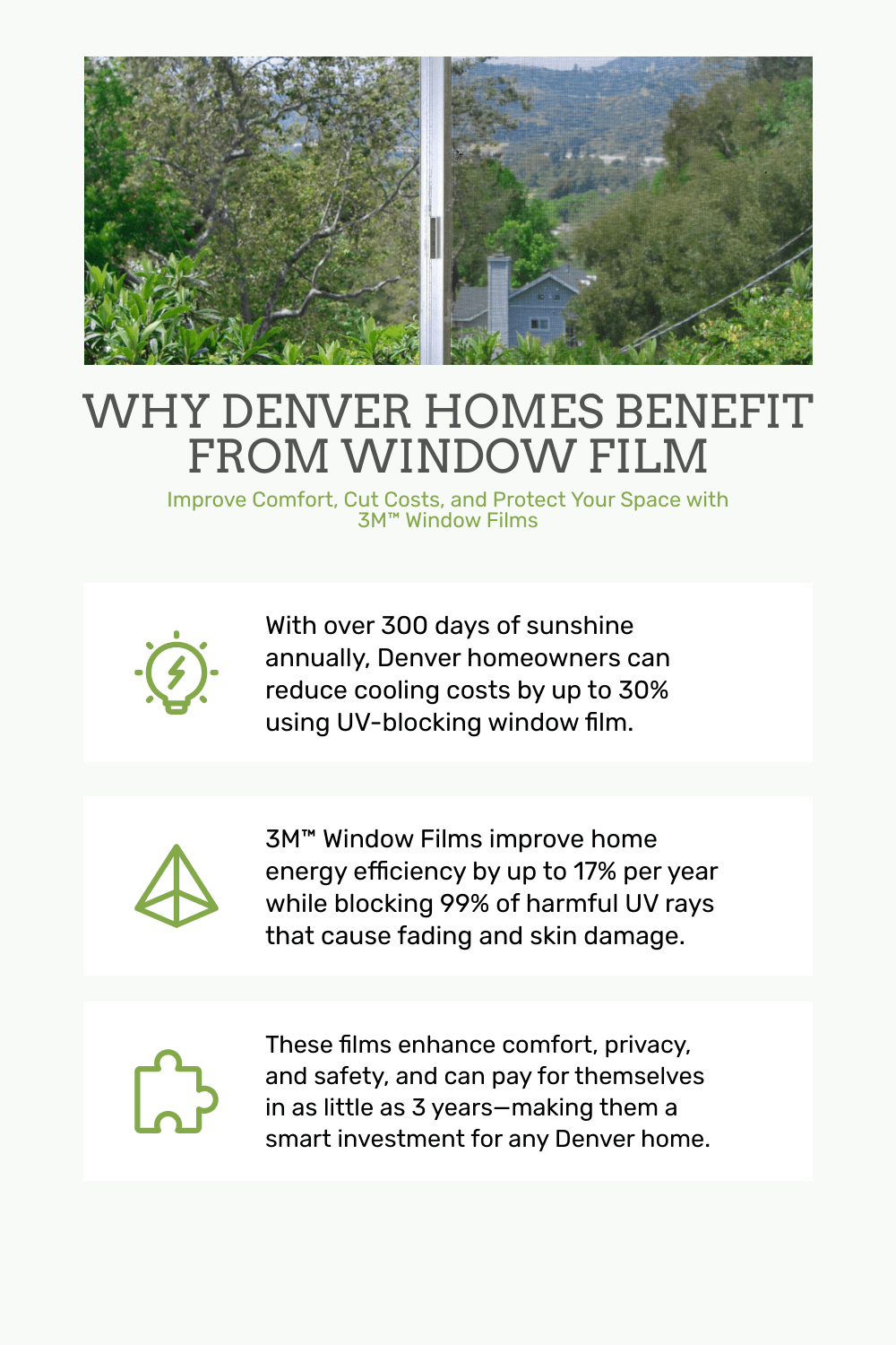 Window Film Benefits