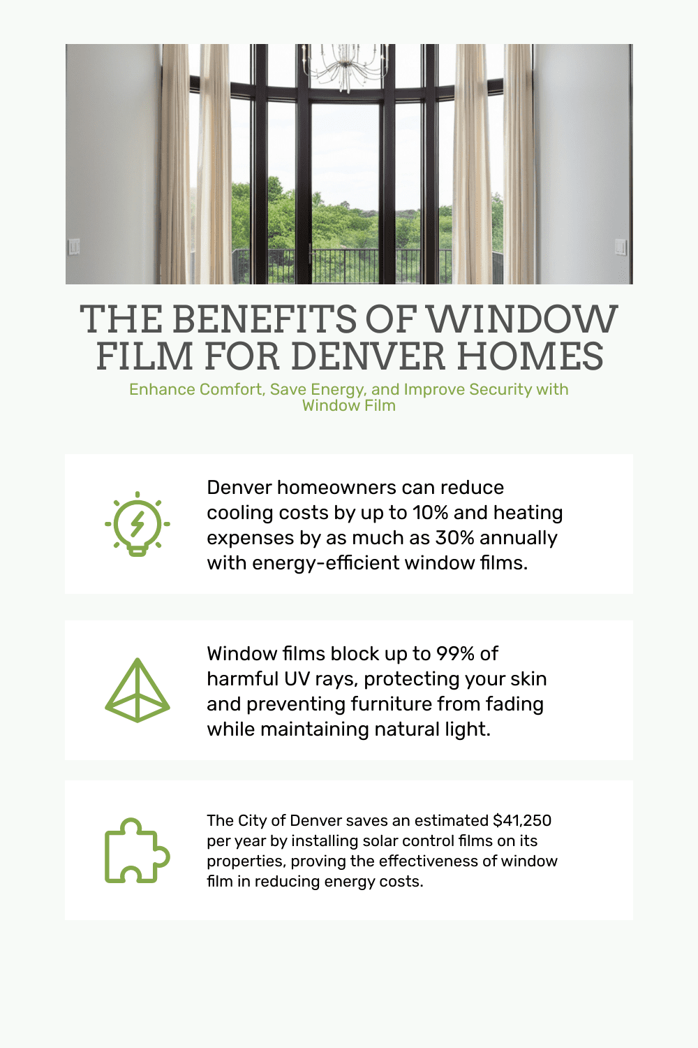 Window Film Benefits